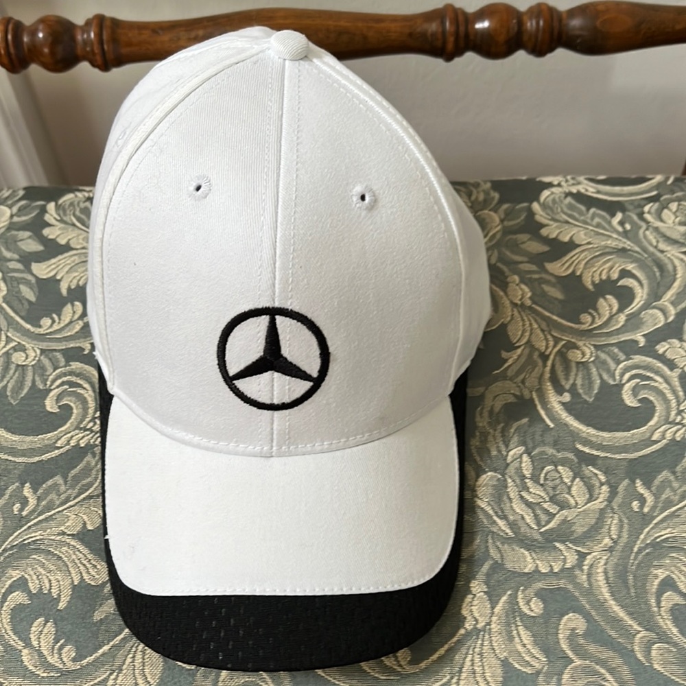 Mercedes-Benz Black and White Baseball Cap